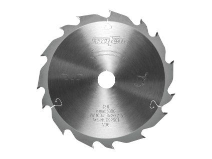 Mafell | Pilový kotouč ø 160×1,8×20 mm Z15-5 – čistý a rychlý podélný řez do masivu