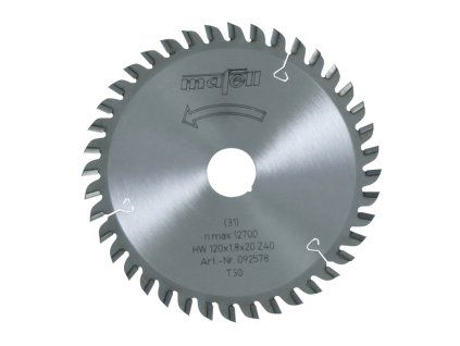 Mafell | Pilový kotouč pro laminát ø 120/20 mm Z 40 TR