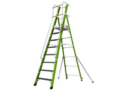 Little Giant -  Stadium  plošinový žebřík s klecí (model 2, počet schodů 2)