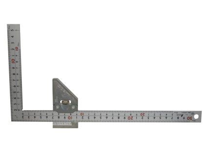 90360 shinwa presny nerezovy uhelnik s dorazem 300 mm