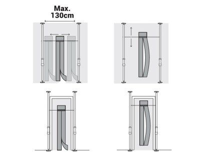 Piher | Magnetické protiprachové dveře