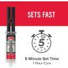 J B Weld ClearWeld 14 ml – čirý epoxid, tuhne za 5 min a vytvrdne za 1 hodinu
