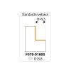 Standardní výbava: ložisko D15,8 (F079-01800) – šířka falcu H=9,5 mm pro falcovací frézu IGM F049.