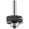IGM falcovací žiletková fréza H=12,7 mm, Ø34,9×12, stopka 6,35 mm – produktová fotografie s kopírovacím ložiskem.