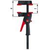 Bessey - svěrka DUOklamp - rozměry