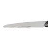 Detail ozubení pilky SHARK SAW 240 mm – husté zuby pro rychlý řez a hladší povrch řezu na čerstvém dřevě.