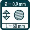 7070 Pica  fine dry - mikrotužka 0,9mm