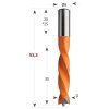 CMT | Kolíkovací vrtáky neprůchozí, stopka ø 8 mm, celková délka 55,5 mm