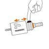 Mandrex | Unašeč MXqs ONE CLICK – středící vrták HSS 125 mm